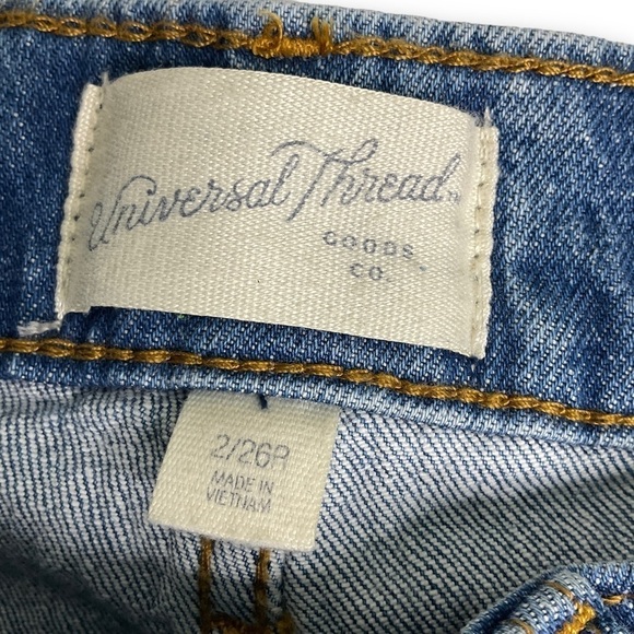 Universal Thread Vintage Recto Straight Leg Jeans Sz 2 NWT - Picture 8 of 9